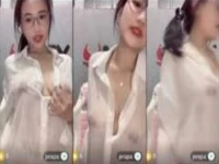 Meymey Uting Coklat Transparan Basah-basahan