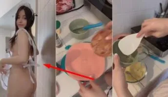 POV Angel Chan Jadi ART Kamu Masak di Dapur
