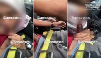 Aenaroses Hijab Malay Nyepong Dalam Mobil