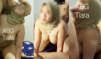 Mamih Tiara Jilbab Threesome Desah Enak Viral