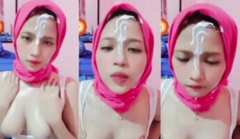 Sherly Hijab Pink Sini Pejuin