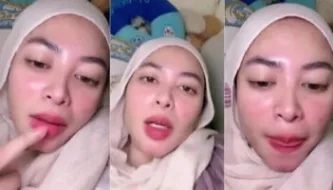 Fira Jilbab Cantik Ajak Sleep Call Santuy